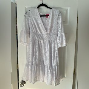 NWT Lilly Pulitzer Cecelia Dress in Resort White Women’s Size 10